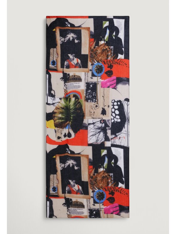 Desigual Desigual Foulard FOU_NEWSPAPER_LACROIX Verde