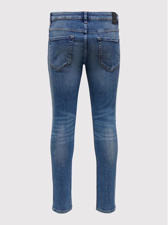 Only & Sons Only & Sons Traperice Loom 22023292 Plava Slim Fit