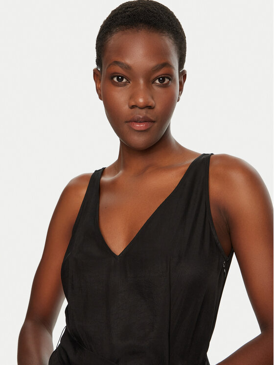 IVY OAK IVY OAK Salopetă Patricia IO115149 Negru Relaxed Fit