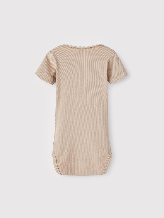 NAME IT NAME IT Детско боди 13209212 Бежов Regular Fit
