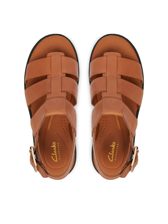 Clarks Clarks Sandały Orinoco3 Strap 26186587 Brązowy