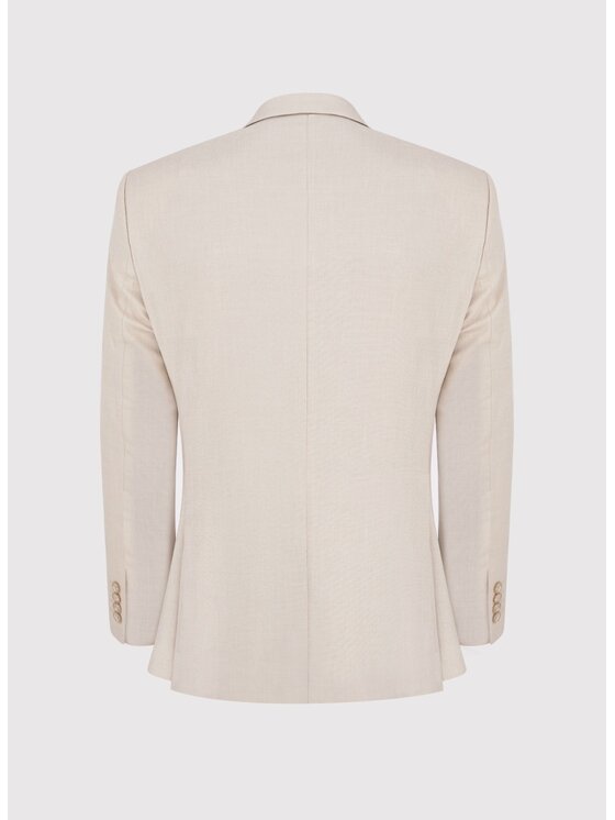 Pako Lorente Pako Lorente Marynarka P24SF-3G-034 Beżowy Slim Fit