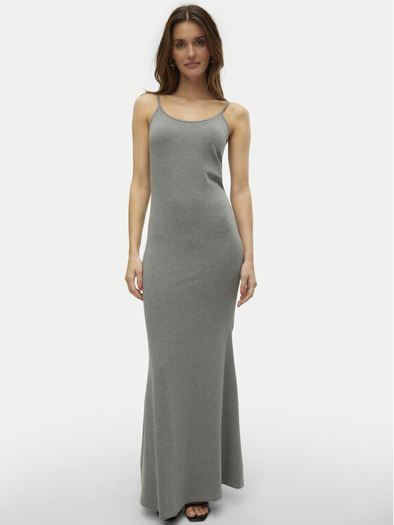 Vero Moda Vero Moda Vasarinė suknelė Sharon 10322285 Pilka Slim Fit