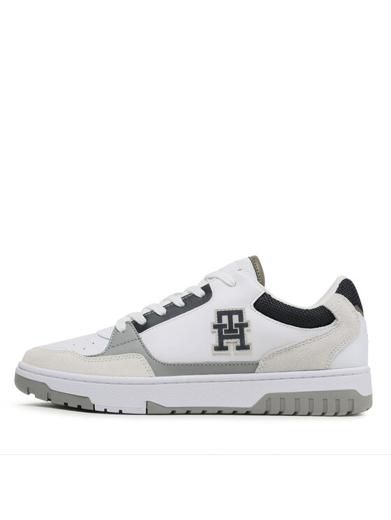 Tommy Hilfiger Tommy Hilfiger Sneakersy Basket Street Mix FM0FM04695 Biały