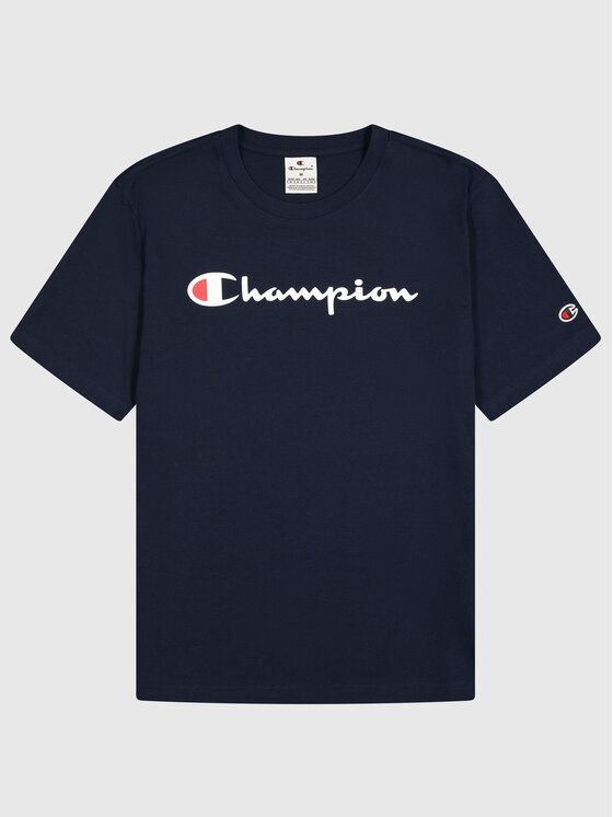 Champion Champion T-Shirt 220256-B501 Niebieski Standard Fit