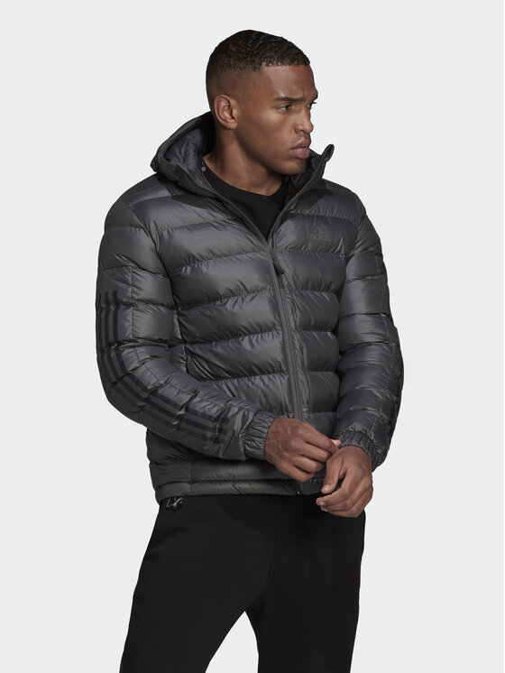 adidas adidas Winterjacke 3-Stripes Sdp Badge Of Sport GV5330 Grau Standard Fit