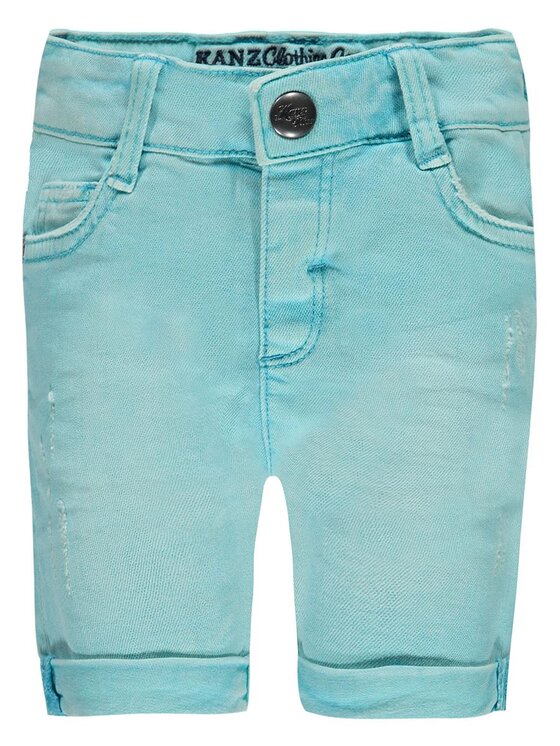 Kanz Kanz Szorty materiałowe 1716965-3280 Niebieski Basic Fit