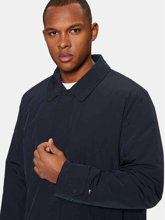 Tommy Hilfiger Tommy Hilfiger Übergangsmantel MW0MW37651 Dunkelblau Regular Fit