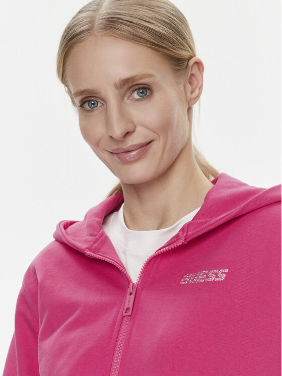 Guess Guess Majica dugih rukava Eleanora V4RQ04 KC5O0 Ružičasta Regular Fit