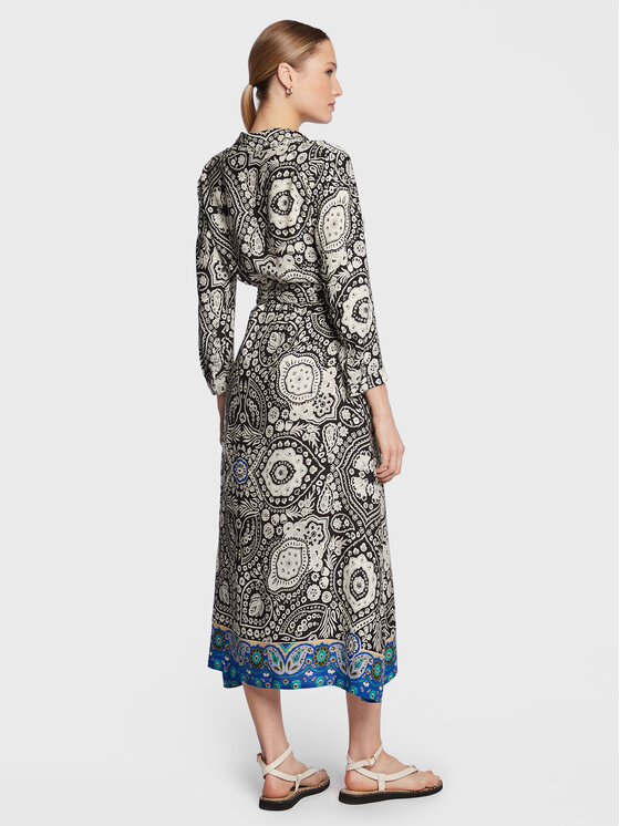 REPLAY Replay Sukienka koszulowa W9561.000.73928 Kolorowy Regular Fit