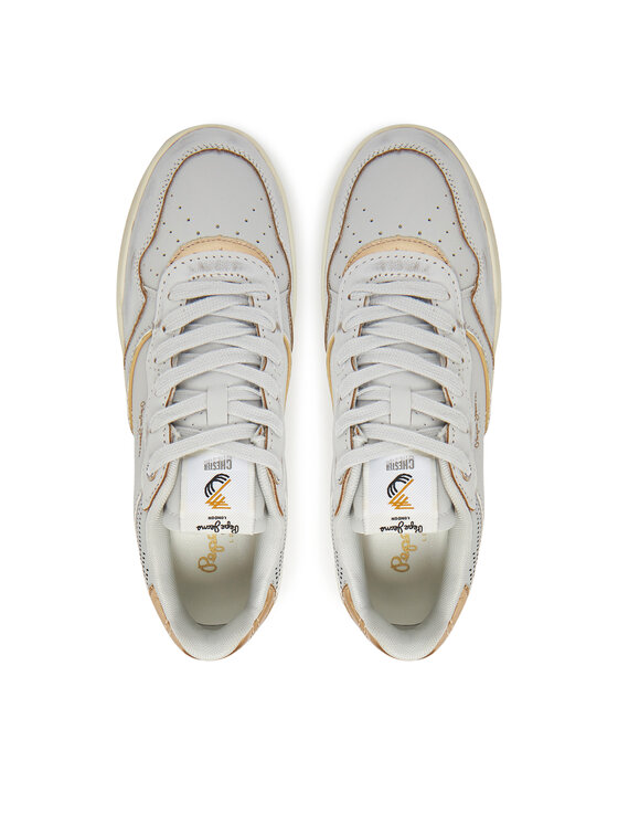 Pepe Jeans Pepe Jeans Sneakersy Chester Distress W PLS00033 Bílá
