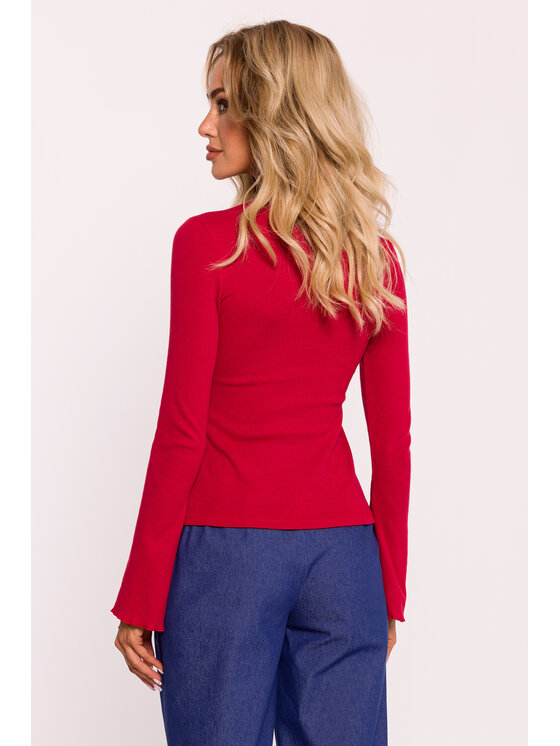 Made of Emotion Made of Emotion Blusa M806 Rosso Active Fit