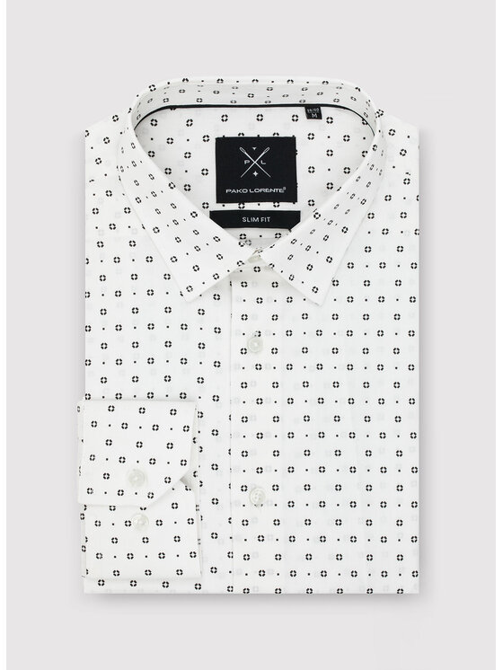 Pako Lorente Pako Lorente Koszula P23SF-1X-007 Biały Slim Fit
