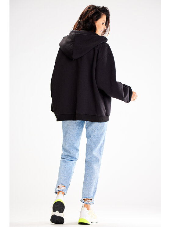 Awama Awama Mikina A610 Černá Basic Fit