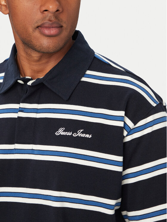 Guess Jeans Guess Jeans Polo särk M6YP06 K3983 Tumesinine Regular Fit