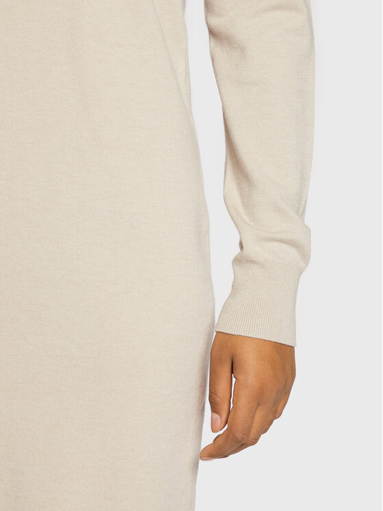 Comma Comma Kötött ruha 2120199 Bézs Regular Fit