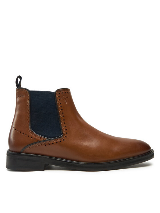JOOP! Členková obuv s elastickým prvkom Kleitos 4140004162 Hnedá