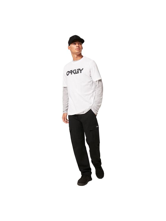 Oakley Oakley T-Shirt FOA404011 Biały Regular Fit