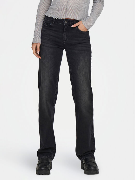 ONLY Jeans Hlače Blush 15330779 Črna Straight Fit