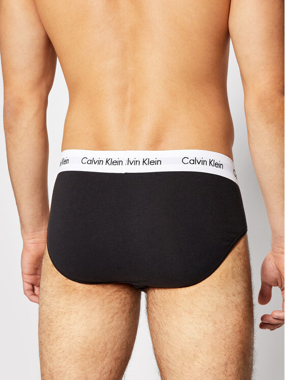 Calvin Klein Underwear Calvin Klein Underwear Sada 3 kusů slipů 0000U2661G Černá
