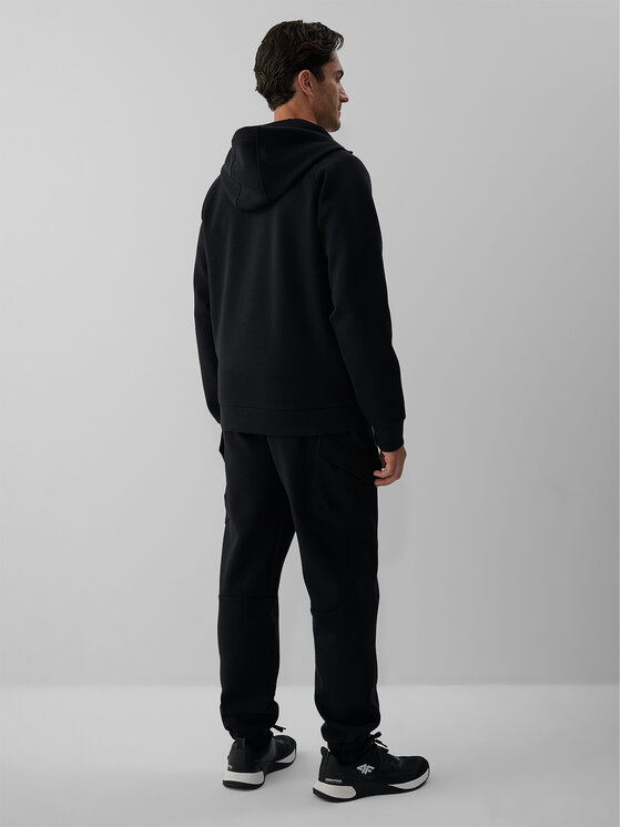 4F 4F Spodnie dresowe OVERLAND Czarny Regular Fit