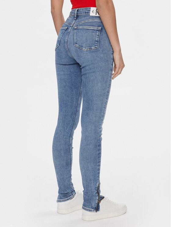 Calvin Klein Jeans Calvin Klein Jeans Traperice J20J222773 Plava Super Skinny Fit