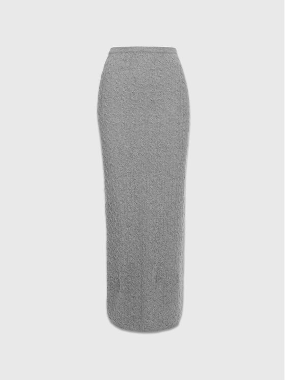 La Mania La Mania Sukňa ASTER Sivá Classic Fit