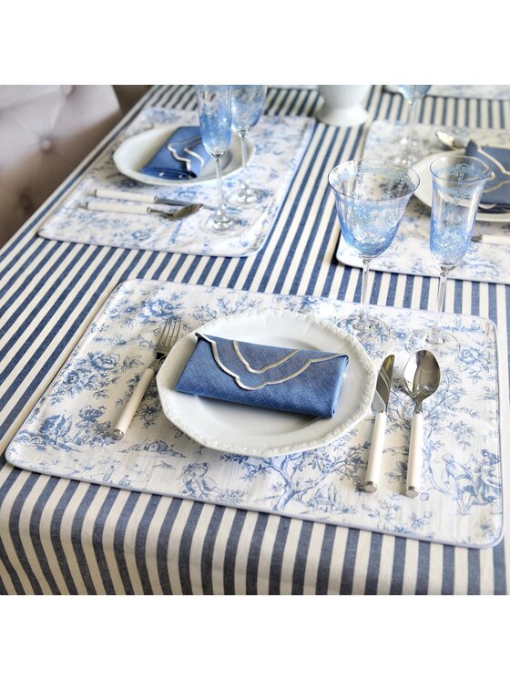 Roseberry Home Roseberry Home Obrus Dandy Blue Niebieski