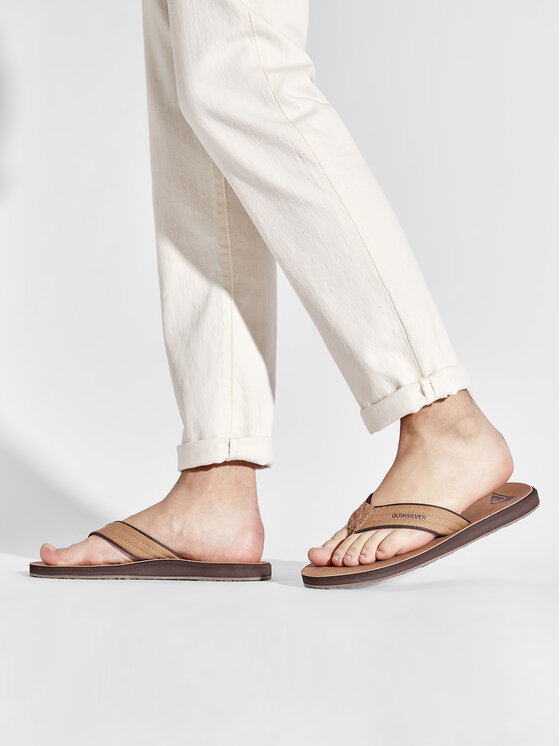 Quiksilver Quiksilver Šlepetės per pirštą AQYL100623 Ruda