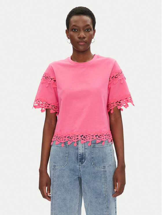 Morgan Morgan T-shirt 251-DFUTUR M Rosa Regular Fit