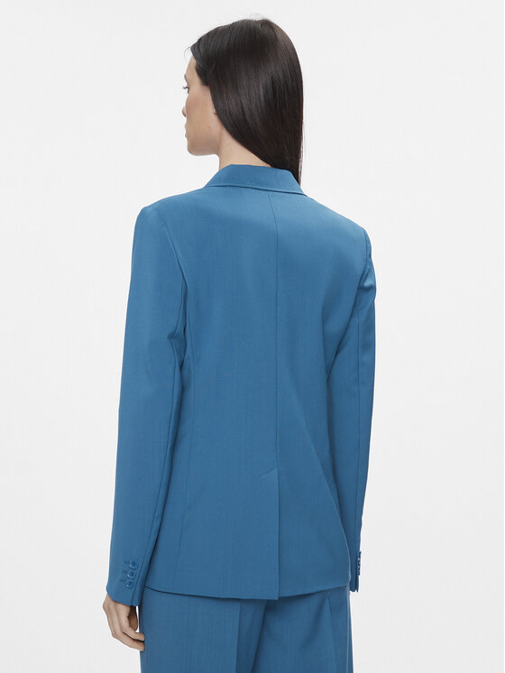 Weekend Max Mara Weekend Max Mara Giacca da abito Nervoso 2415041041 Blu Regular Fit