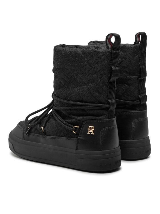 Tommy Hilfiger Tommy Hilfiger Čizme za snijeg FW0FW08430 Crna