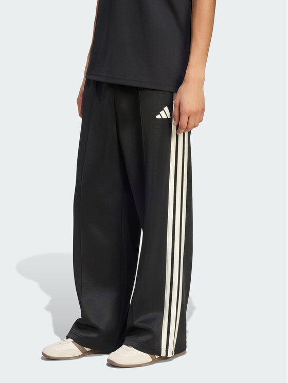 adidas adidas Spodnie materiałowe 165294 Czarny Loose Fit