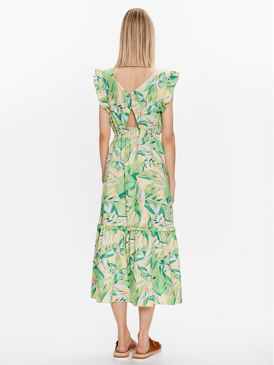YAS YAS Vsakodnevna obleka 26030005 Zelena Regular Fit