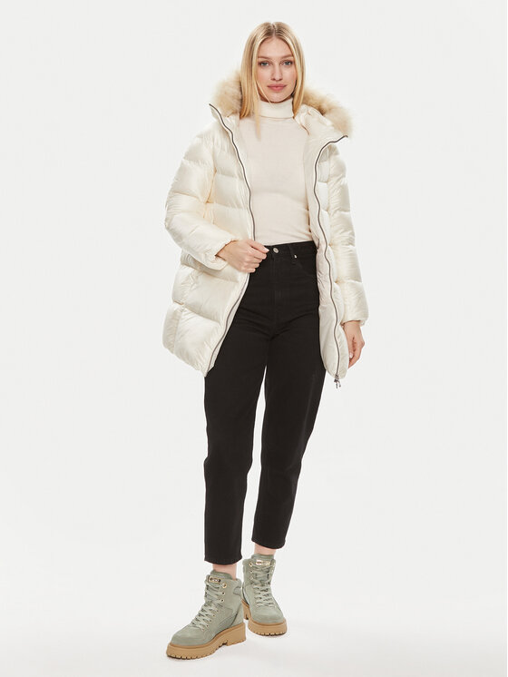 Hetregó Hetregó Μπουφάν πουπουλένιο Hanna 8M602F 22WD02 Εκρού Regular Fit