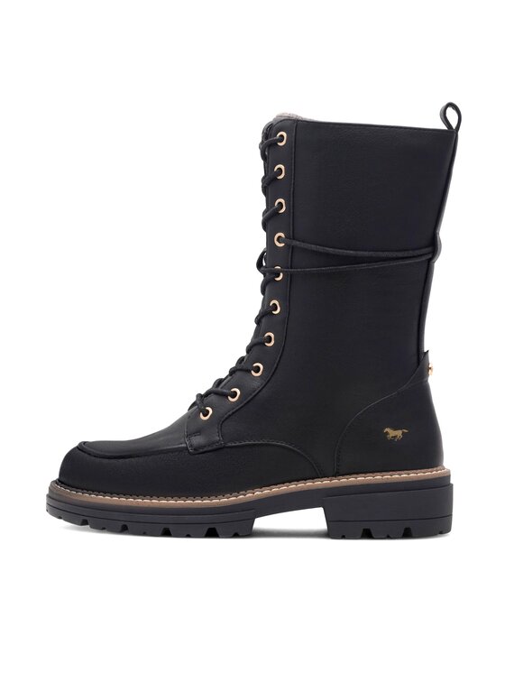 Mustang Mustang Schnürschuhe 1437-503 Schwarz