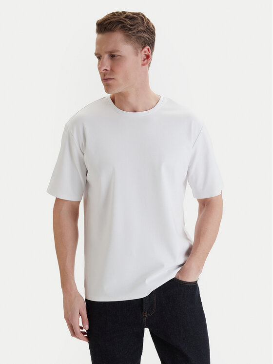 Nautica Nautica Marškinėliai W126-NAMTS-1010-01X Balta Regular Fit