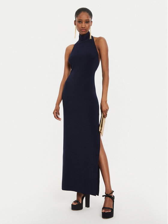 NORMA KAMALI NORMA KAMALI Večerna obleka KK2243PL236951 Mornarsko modra Slim Fit