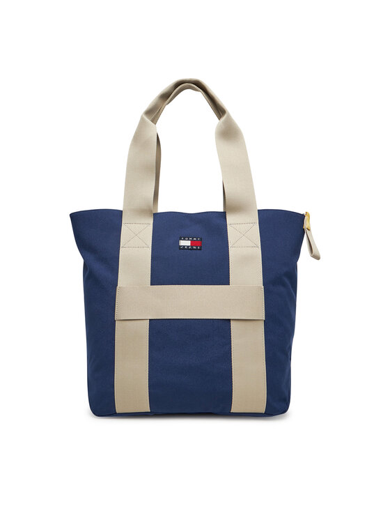 Tommy Jeans Tommy Jeans Torba Tjm Retro Cool Tote AM0AM13278 Tamnoplava