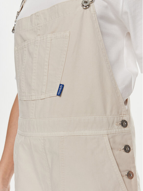 HUGO Hugo Jeans kombinezon Hedungi 50511278 Écru Relaxed Fit
