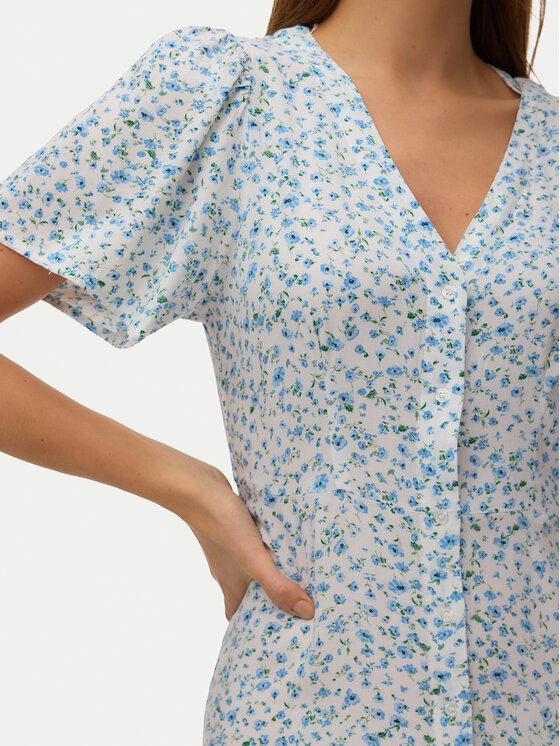 Vero Moda Vero Moda Haljina za svaki dan Alba 10330301 Bijela Regular Fit