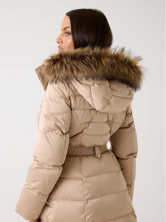 Guess Guess Преходно яке 179257 Бежов Classic Fit