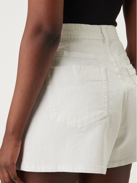 Versace Jeans Couture Versace Jeans Couture Pantaloncini di jeans 80HAD514 CEWCA Bianco Regular Fit