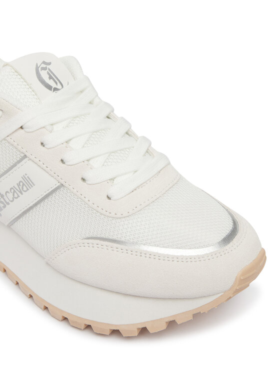 Just Cavalli Just Cavalli Sneakersy 80RA3SJ1 ZSE48 Biela