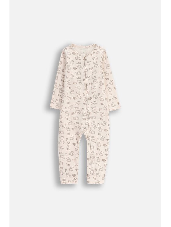 Coccodrillo Coccodrillo Pajac ZC5404204PJS-002 Beżowy Regular Fit