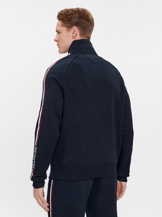 Tommy Hilfiger Tommy Hilfiger Pulóver Global Stripe MW0MW33661 Sötétkék Regular Fit