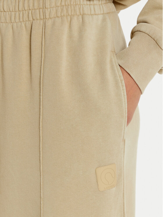 Lacoste Lacoste Spodnji del trenirke XF2657 Bež Wide Leg