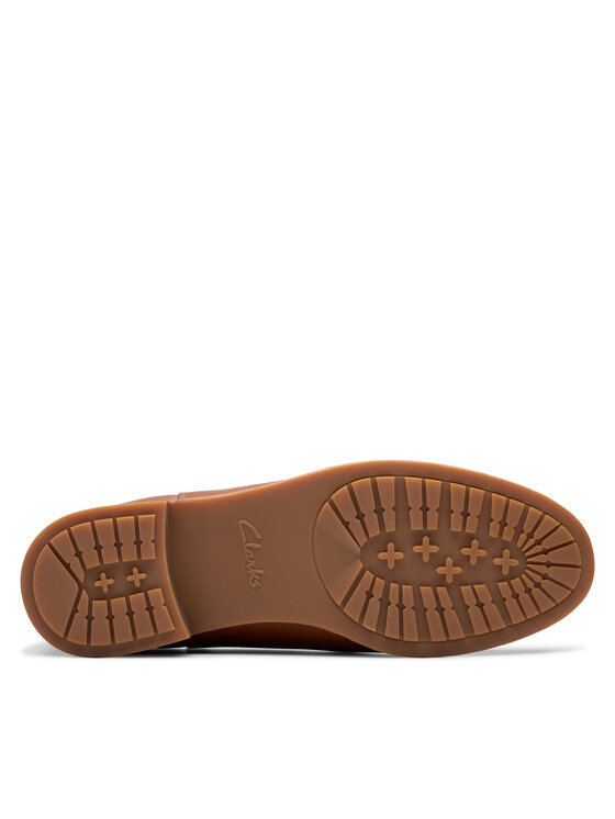 Clarks Clarks Kotníková obuv s elastickým prvkem Havisham Top 26178718 Hnědá