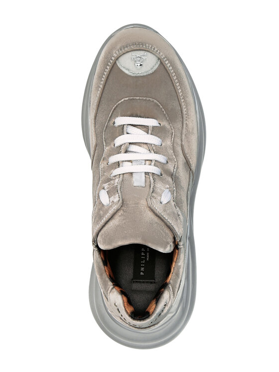 PHILIPP PLEIN PHILIPP PLEIN Sneakersy 10845 Srebrny