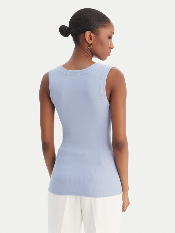 Fracomina Fracomina Top FP26ST2001J40101 Sinine Slim Fit